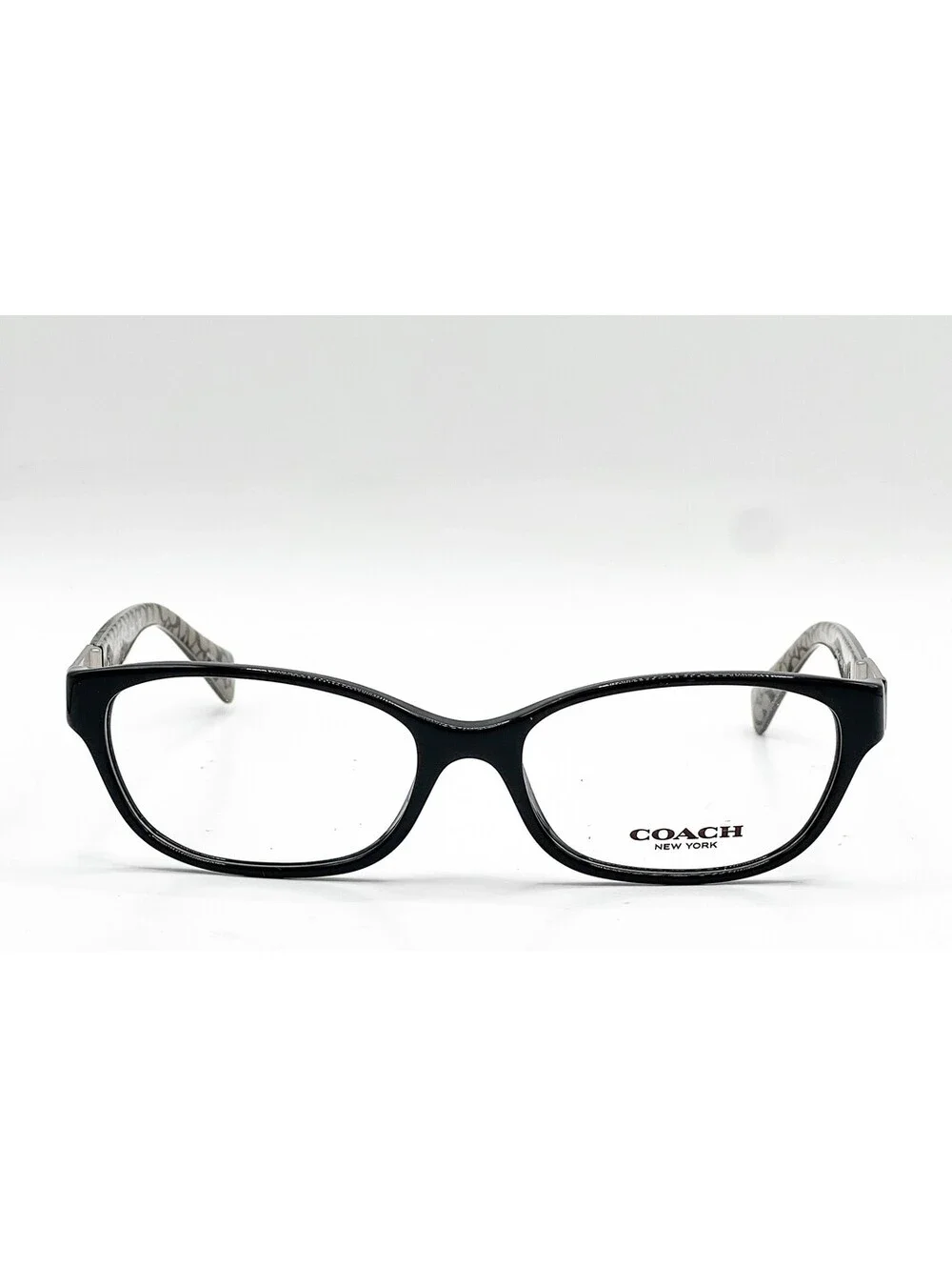 Coach HC 6061 5261 Black Military Rectangle Authentic Eyeglass Frames 52-15-135